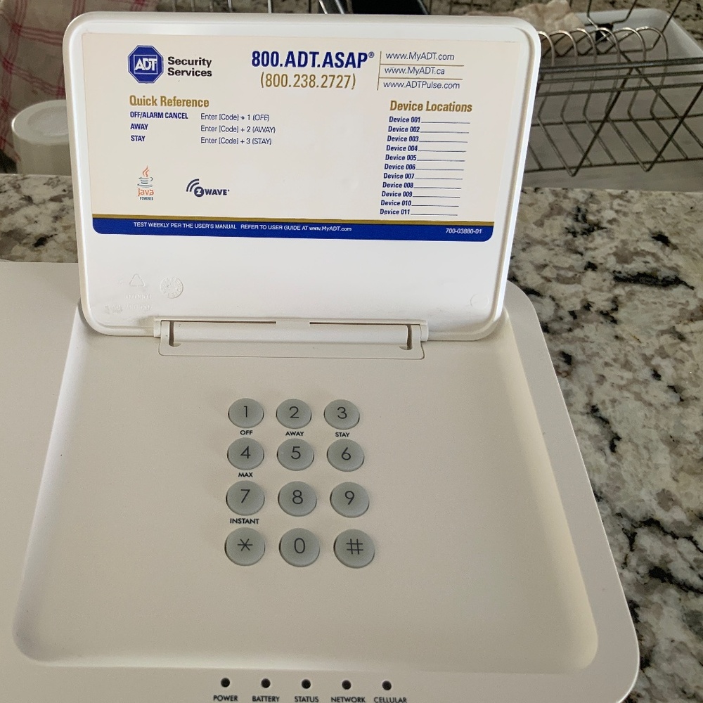 ADT Honeywell -Unit Security System Keypad,